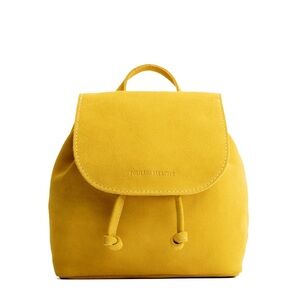 Portland Leather Goods Almost Perfect bucket backpack in Hello Yellow